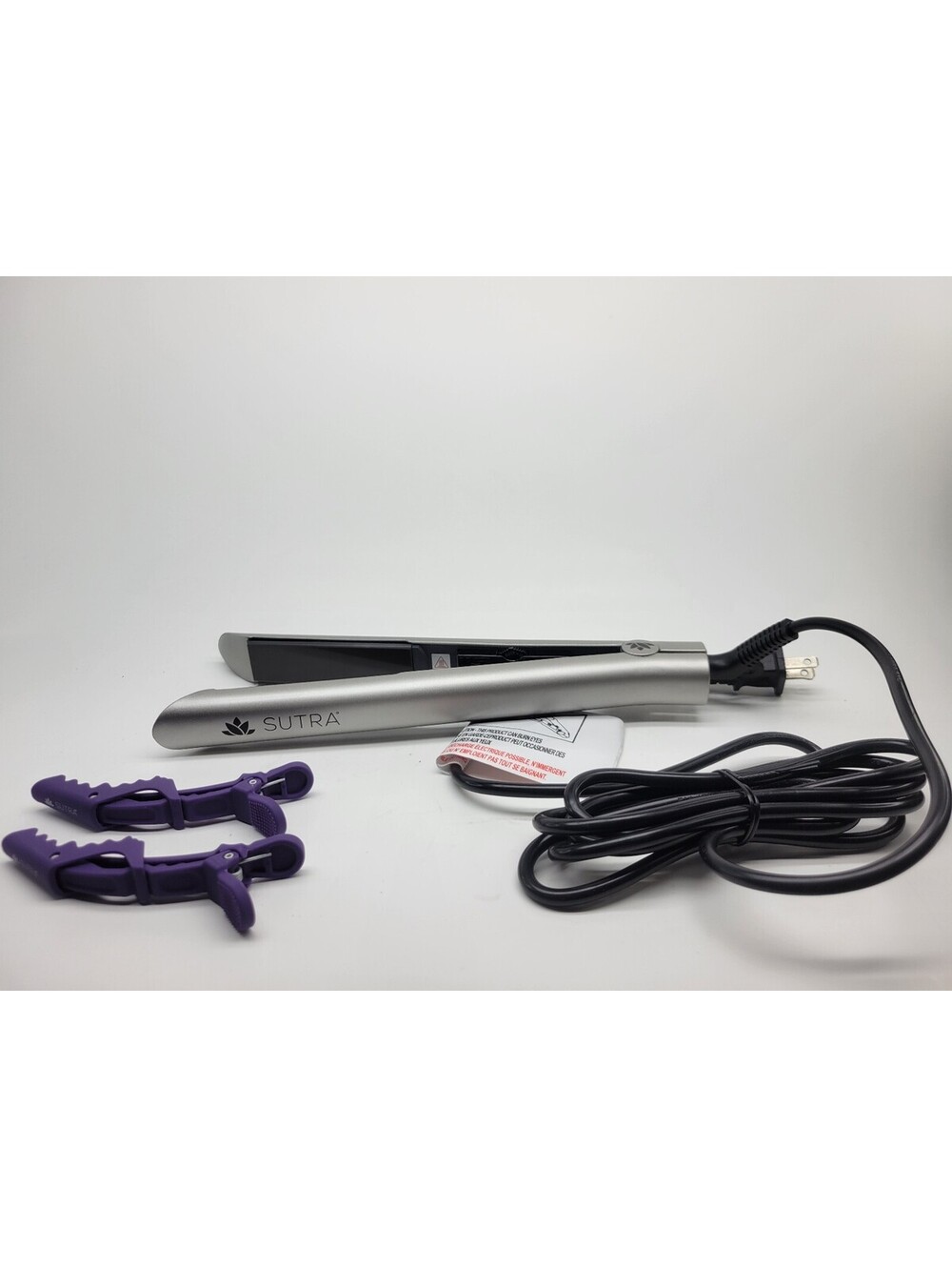 Sutra 1" Flat Iron Hair Straightener Tourmaline Ceramic 10HSC-M12 + 2 clips ~NEW